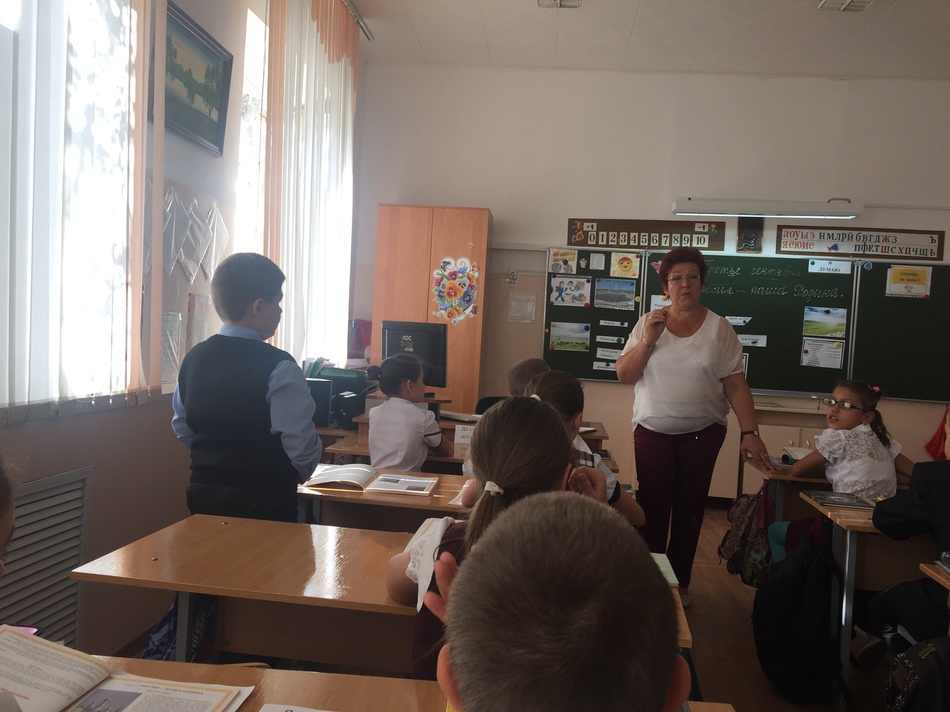 Начальник управления образования Н.А.Гордеева посетила первый урок курса